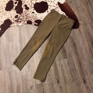TuffRider Tan Ribbed Horseback Riding Breeches